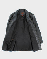 Vintage Y2K Danier Slim Fit Zip Up Leather Jacket - M