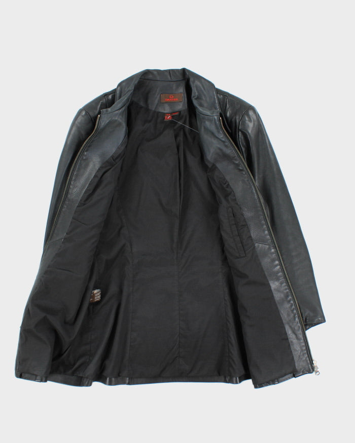Vintage Y2K Danier Slim Fit Zip Up Leather Jacket - M