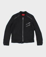 Vintage Hugo Boss Biker Style Harrington Jacket - M