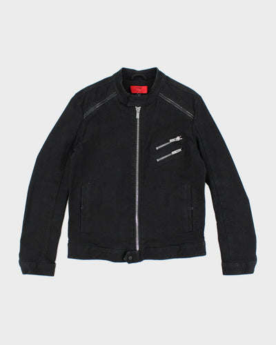 Vintage Hugo Boss Biker Style Harrington Jacket - M