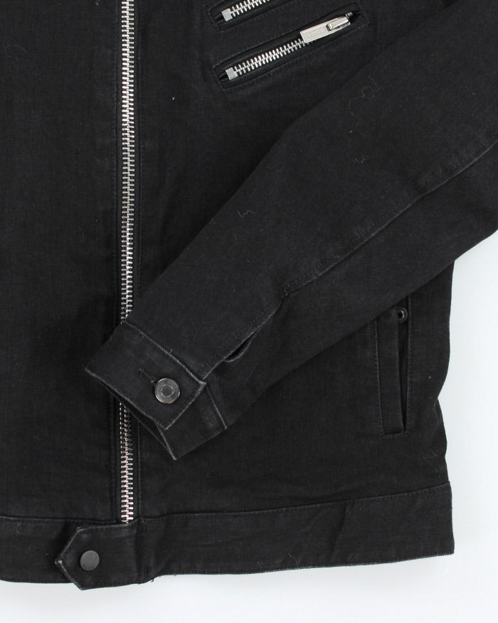 Vintage Hugo Boss Biker Style Harrington Jacket - M