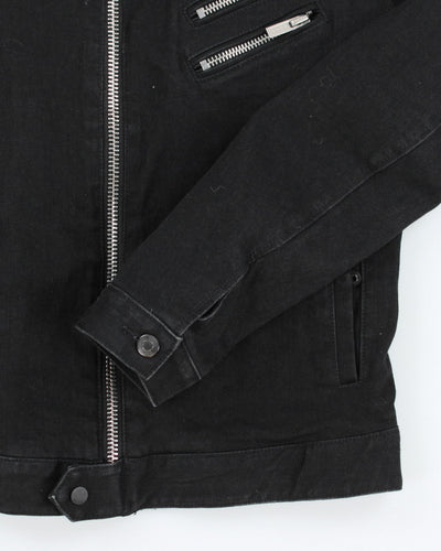Vintage Hugo Boss Biker Style Harrington Jacket - M