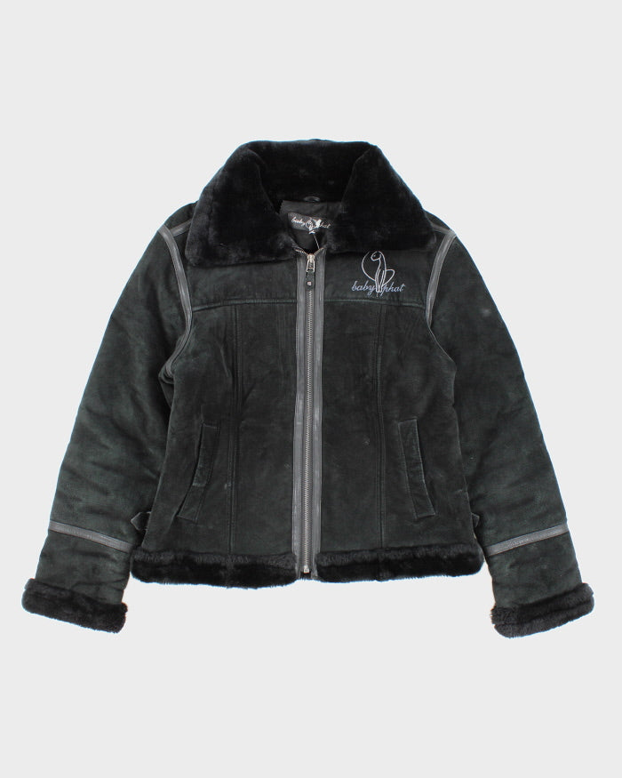 Y2k 00s Baby Phat Leather Jacket - L