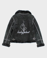 Y2k 00s Baby Phat Leather Jacket - L
