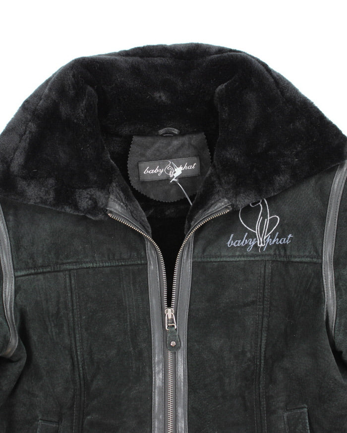 Y2k 00s Baby Phat Leather Jacket - L – Rokit