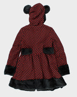 Hell Bunny Polka Dot Hooded Coat - S