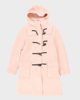 Burberry Pink Wool Duffel Coat - S