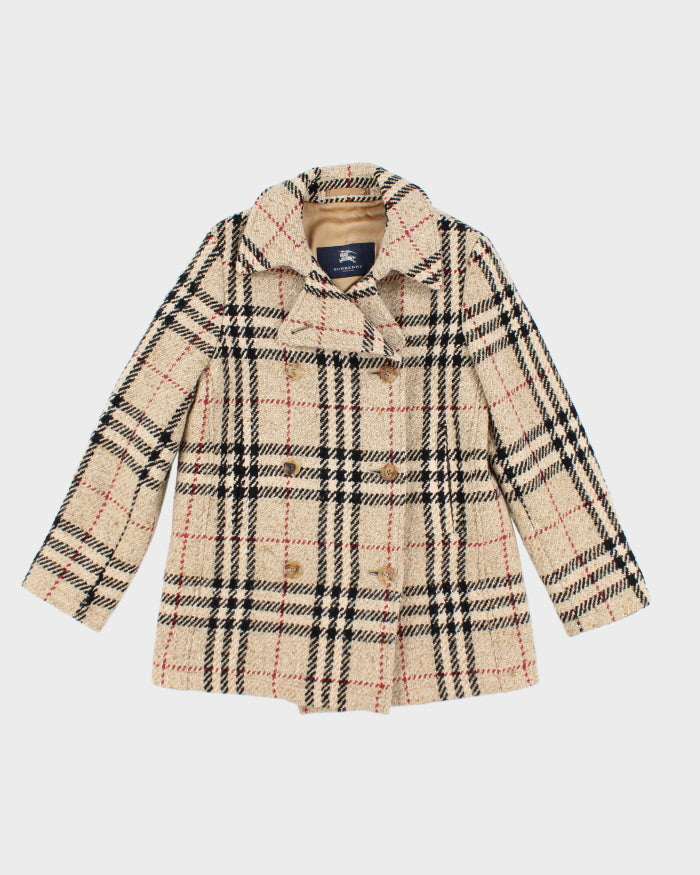 Burberry Wool Nova Check Coat - M
