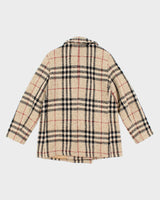 Burberry Wool Nova Check Coat - M