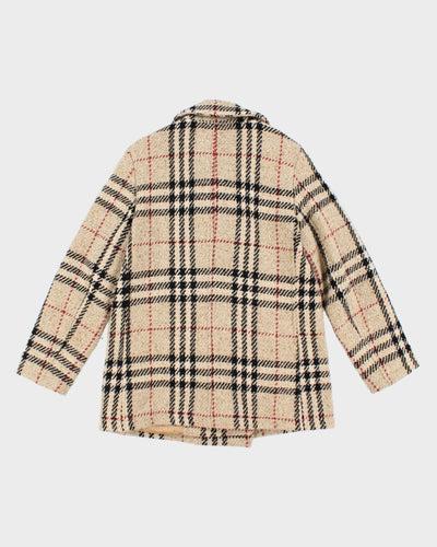 Burberry Wool Nova Check Coat - M