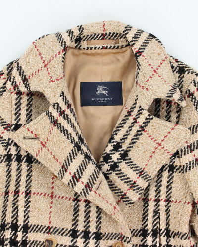 Burberry Wool Nova Check Coat - M