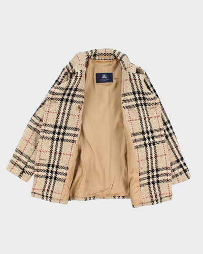 Burberry Wool Nova Check Coat - M