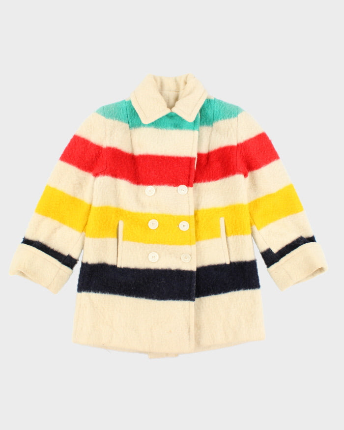 Vintage Hudson's Bay Blanket Coat - M