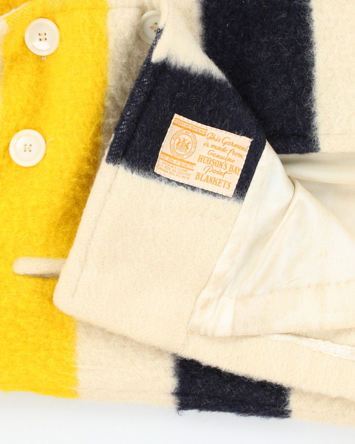 Vintage Hudson's Bay Blanket Coat - M