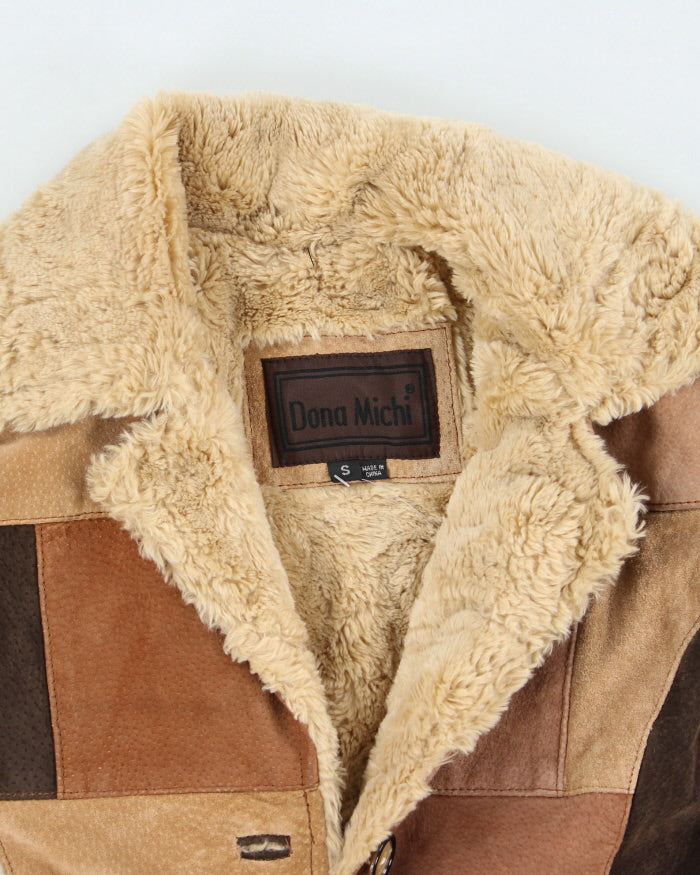 Vintage Dona Michi Patchwork Coat - S