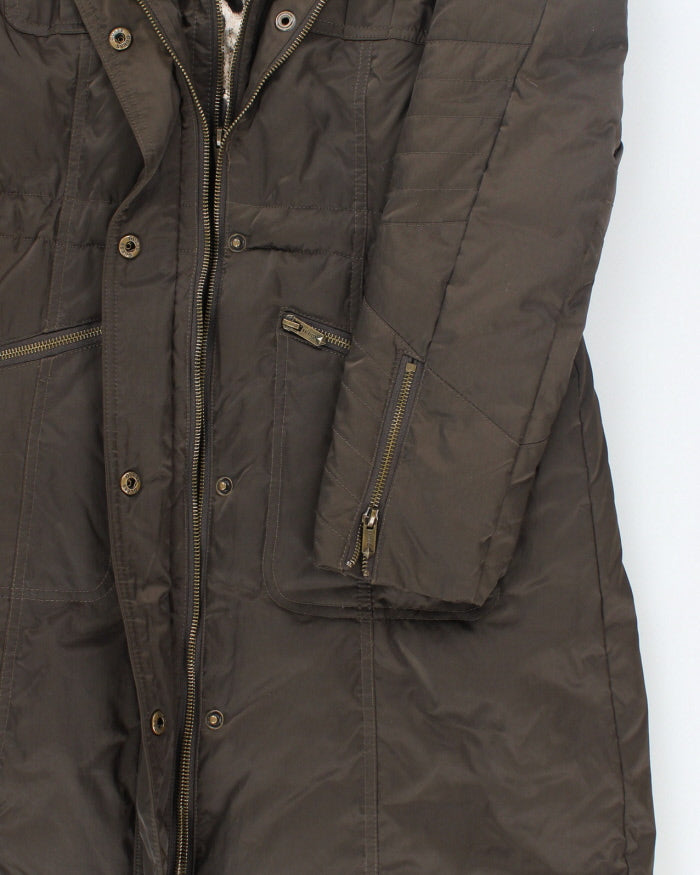 Vintage Women's Y2K Guess Hooded Parka Coat - S