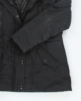 Vintage Women's Y2K Guess Hooded Multi Pocket Parka Coat - L