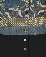 Pink Martini Patchwork Button-up Coat - L
