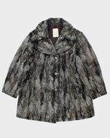 Vintage 60s Mohair &amp; Angora Coat - L