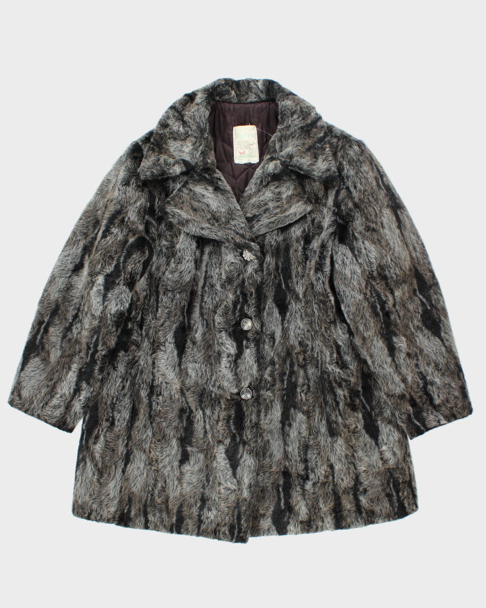 Vintage 60s Mohair &amp; Angora Coat - L