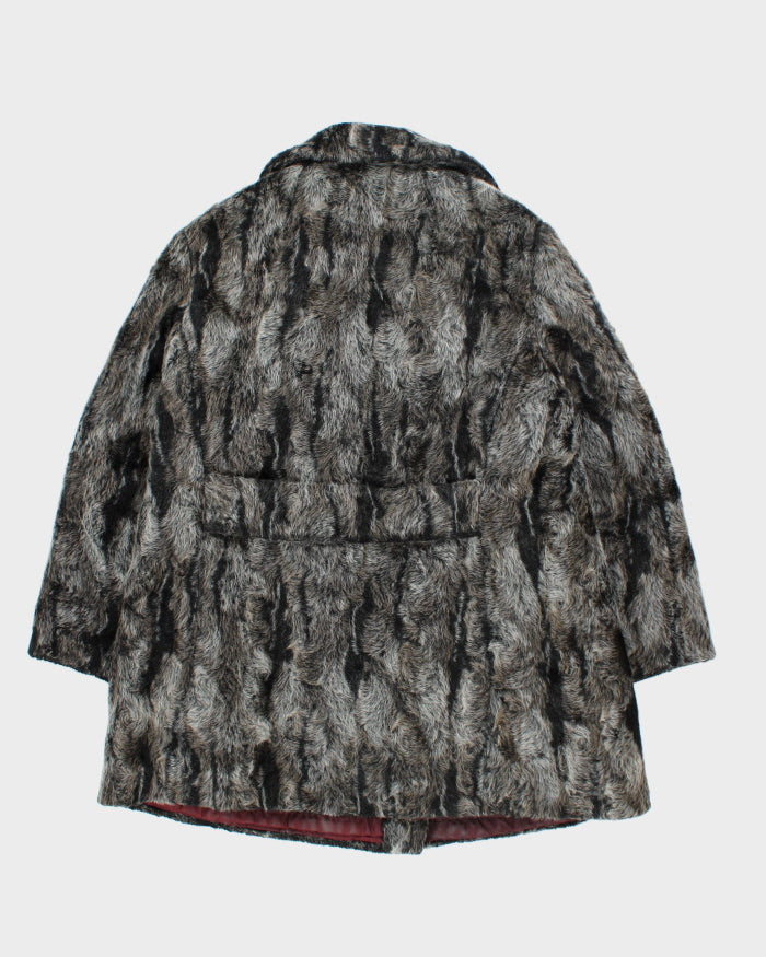 Vintage 60s Mohair &amp; Angora Coat - L