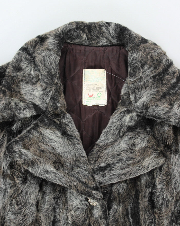 Vintage 60s Mohair &amp; Angora Coat - L
