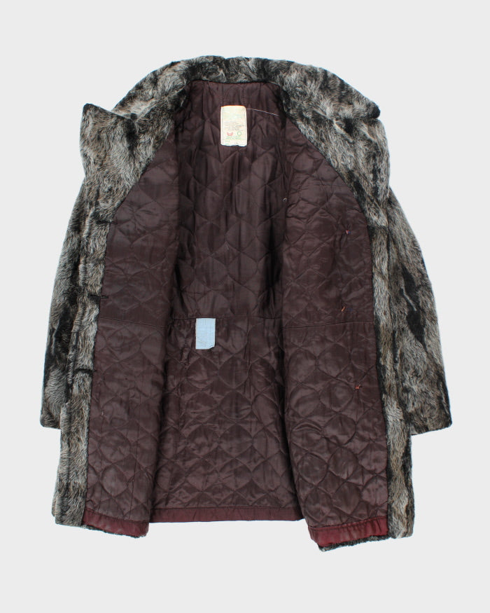 Vintage 60s Mohair &amp; Angora Coat - L