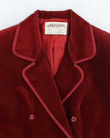 Vintage 80s Jaeger Velvet Blazer - M