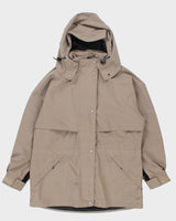 Vintage Women's Eddie Bauer Hooded Long Rain Jacket - L