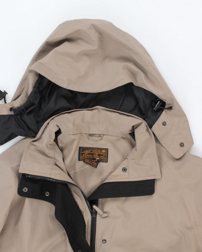 Vintage Women's Eddie Bauer Hooded Long Rain Jacket - L