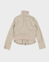 Vintage Women's Y2K DKNY Cropped Zip Up Jacket - M