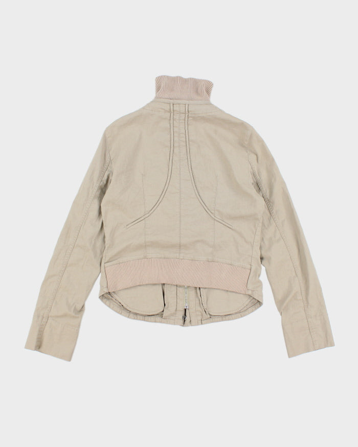Vintage Women's Y2K DKNY Cropped Zip Up Jacket - M