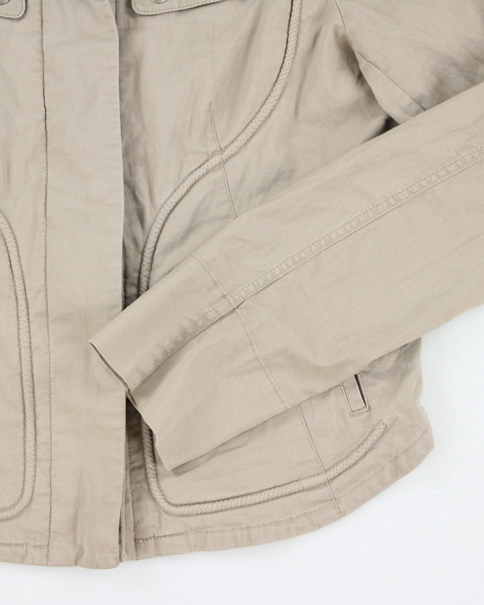 Vintage Women's Y2K DKNY Cropped Zip Up Jacket - M