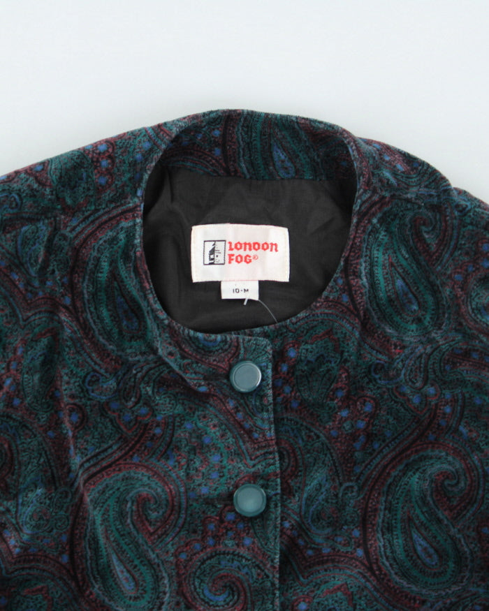 Vintage London Fog Velvet Jacket - M