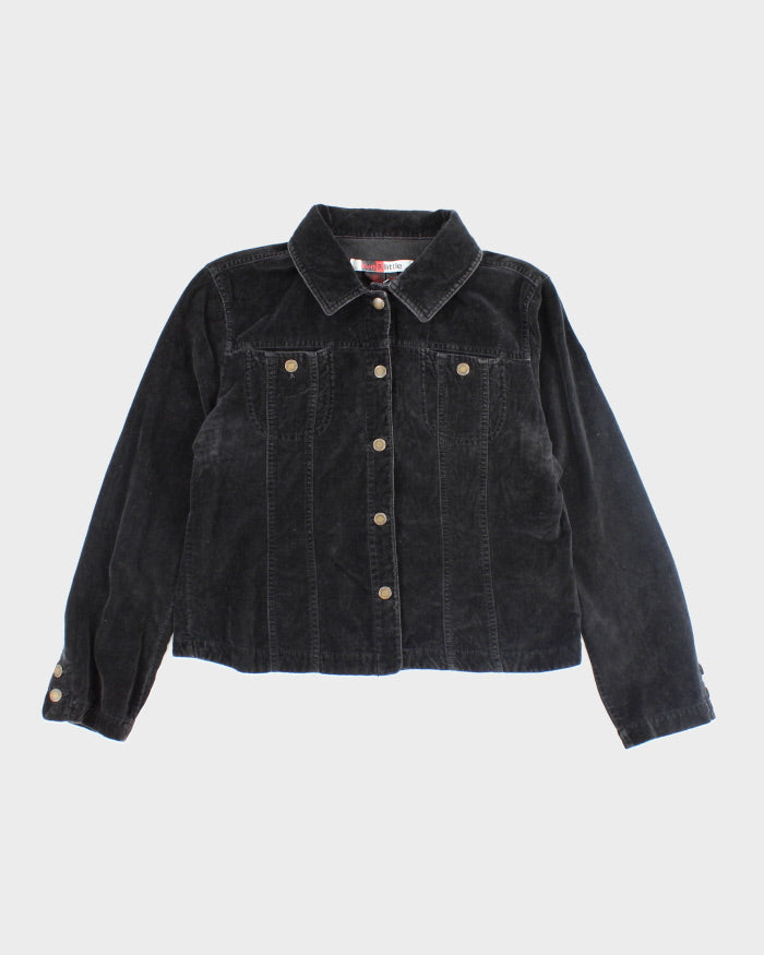 Y2k 00s Live a Little Velvet Jacket - M