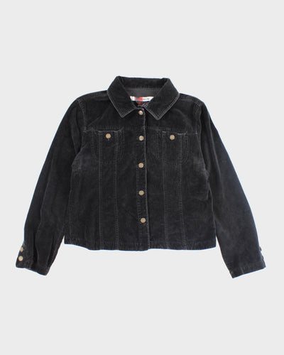 Y2k 00s Live a Little Velvet Jacket - M