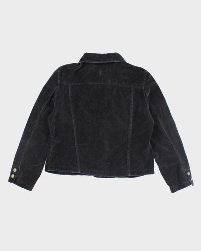 Y2k 00s Live a Little Velvet Jacket - M