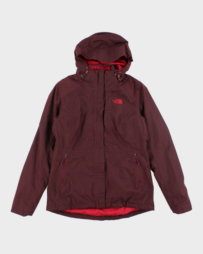 The North Face Purple Hooded Ski Jacket - M