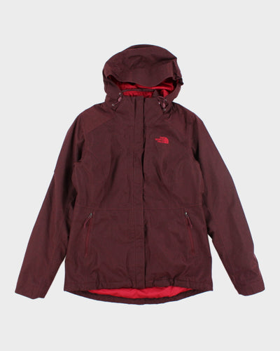 The North Face Purple Hooded Ski Jacket - M