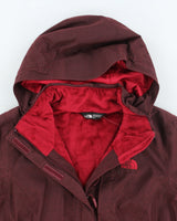The North Face Purple Hooded Ski Jacket - M