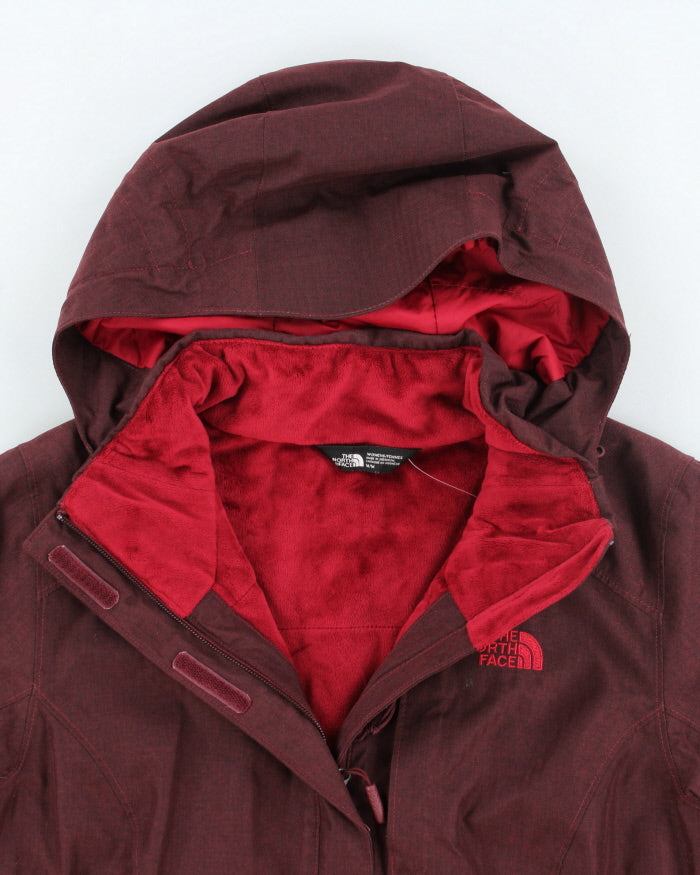 The North Face Purple Hooded Ski Jacket - M