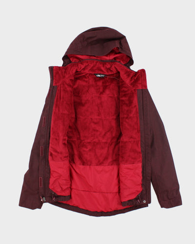 The North Face Purple Hooded Ski Jacket - M