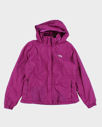 The North Face Purple Padded Waterproof Hooded Jacket - L