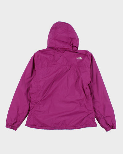 The North Face Purple Padded Waterproof Hooded Jacket - L