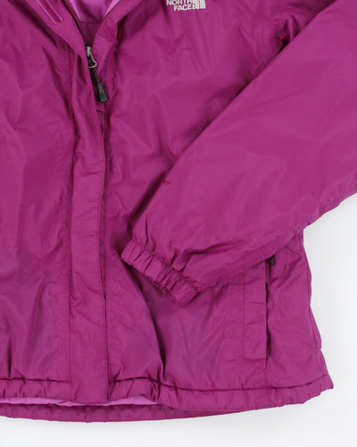 The North Face Purple Padded Waterproof Hooded Jacket - L