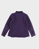 Vintage Women's Ralph Lauren Quilted Bomber Jacket - L