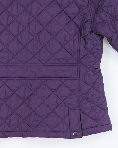 Vintage Women's Ralph Lauren Quilted Bomber Jacket - L