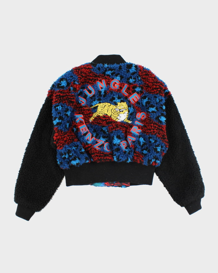 Kenzo x H&M Borg Embroidered Bomber Jacket - S – Rokit