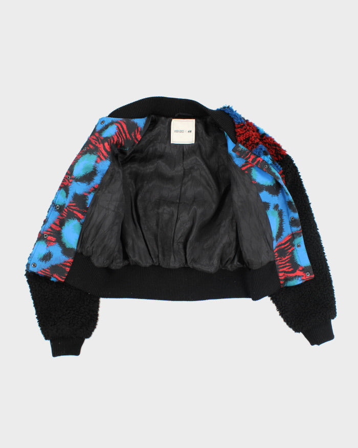 Kenzo x H&amp;M Borg Embroidered Bomber Jacket - S