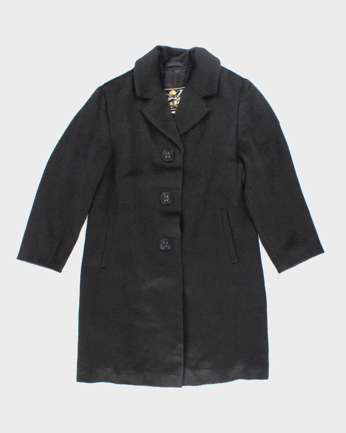 Vintage Alpaca & Mohair Blend Coat - S